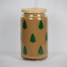 Load image into Gallery viewer, Christmas Trees Iced Coffee Cup 16oz or 20oz