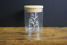 Load image into Gallery viewer, Floral Stash Jar, Smell Resistant Glass Containers, 220 or 320ml