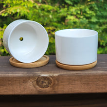 Load image into Gallery viewer, Image shows drainage hole on bottom of pot.