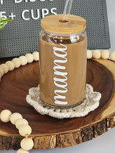 Load image into Gallery viewer, Mama Iced Coffee Glass Can 16 or 20oz