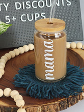 Load image into Gallery viewer, Mama Iced Coffee Glass Can 16 or 20oz