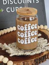 Load image into Gallery viewer, Coffee Coffee Coffee Iced Coffee Cup 16oz or 20oz
