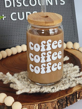 Load image into Gallery viewer, Coffee Coffee Coffee Iced Coffee Cup 16oz or 20oz