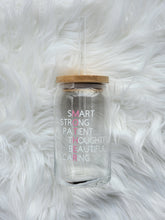 Load image into Gallery viewer, Mother Acronym Iced Coffee Glass Can 16 or 20oz