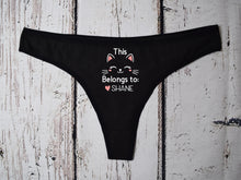 Load image into Gallery viewer, This Kitty Belongs To: - Personalized Women's Underwear