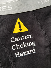 Load image into Gallery viewer, Matching Couples Underwear, Caution Slippery When Wet &amp; Caution Choking Hazard
