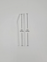 Load image into Gallery viewer, Sustainable, Reusable Glass and Stainless Steel Straws