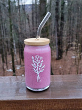 Load image into Gallery viewer, Wildflowers Floral Iced Coffee Cup 16 or 20oz