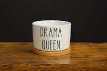 Load image into Gallery viewer, Drama Queen Succulent Pot, Funny Mini 3 inch Pot With Bamboo Drip Tray
