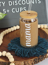 Load image into Gallery viewer, Mama Iced Coffee Glass Can 16 or 20oz
