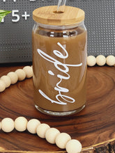 Load image into Gallery viewer, Bride or Bridesmaid Iced Coffee Cup 16 or 20oz
