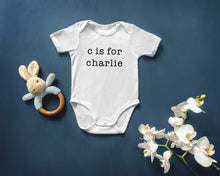 Load image into Gallery viewer, Personalized Baby Name Bodysuit
